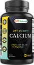 Best Naturals Calcium met D3 K2 Magnesium 90 tabletten - Gemaakt met Digestief Enzyme, Probiotica, Omega Blend