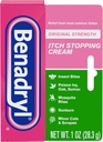 Benadryl Originele sterkte jeuk Stoppen Anti-Itch Cream, Difenhydramine HCl Topische Analgetische en zinkacetaat huidbescherming, verlichting van de meeste buiten jeuk, 1 oz (pakket van 6)