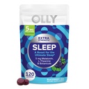OLLY Extra sterkte Slaap Gummy, 5 mg Melatonine, L-Theanine, Kamille, Citroen Balm Extracten, Slaaphulp, BlackBerry smaak - 120 Tellen