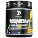 DRAGON PHARMA Venom Extreme Potency Pre-Workout, Laser Sharp Focus + Energy, Intense Performance, Bewezen Ingrediënten voor Verbeterde Vasodilatatie & Endurance (40 porties, Passiefruit)