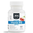 365 door Whole Foods Market, Vitamine B12 500mcg Lozenges, Natuurlijke kersensmaak, Veganistisch, 50 Tellen