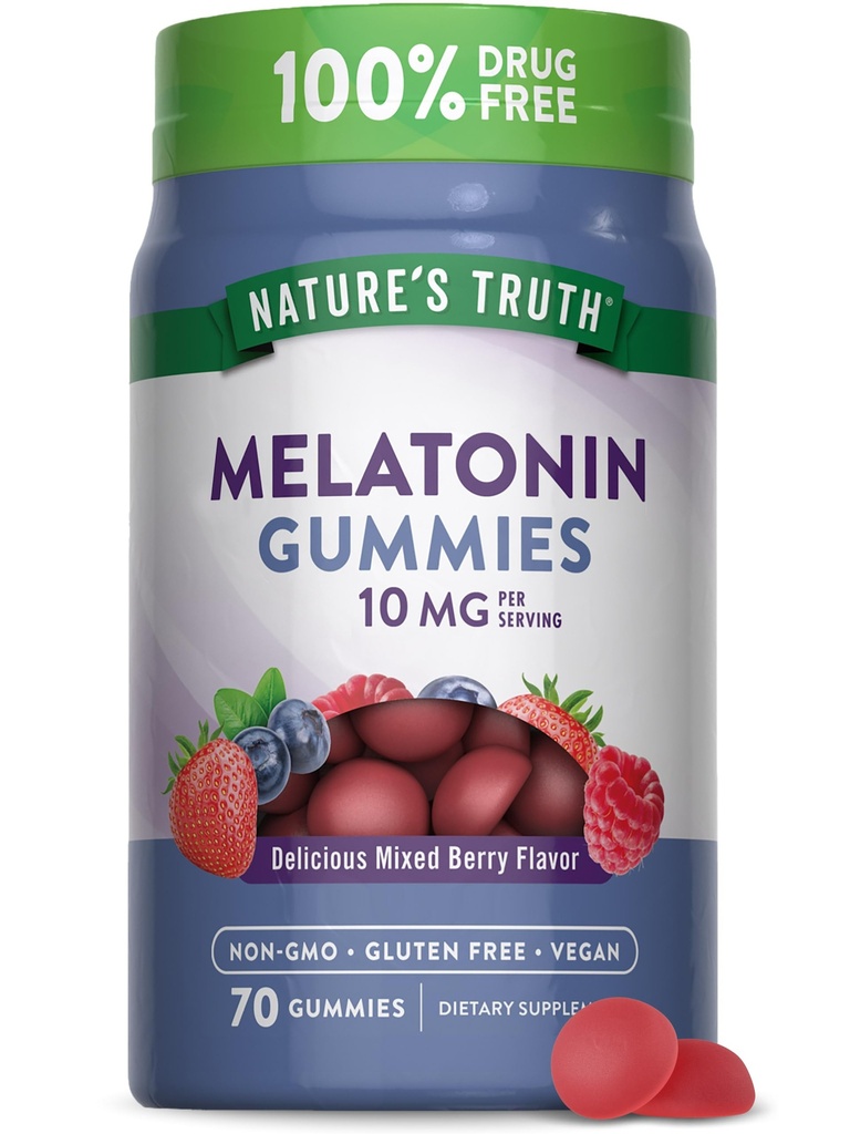 De waarheid van de natuur Melatonine 10mg Gummies 