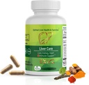 EXIR Lever Reiniging Kruidensupplement, 60 Vegan Capsules met Saffron, Chanca Piedra, Tinospora & Eclipta Herbal Ondersteuning voor lever Wellness, Digestief Balance & Antioxidant Activiteit