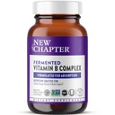 Nieuw Hoofdstuk Vitamine B Complex, Gefermenteerd Vitamine B Complex, USDA Biologisch, ONE Dagelijks voor Cellulaire Energie + Hersen + Schoonheid, 100% Veganistisch, Glutenvrij - 90 Tellen