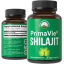 PrimaVie Purified Shilajit Capsules Gemaakt met Pure Shilajit Poeder. Klinisch getest natuurlijk supplement met 40+ sporenmineralen, Fulvinezuur. Tabletten Ondersteuning Mitochondria + Hersenfunctie