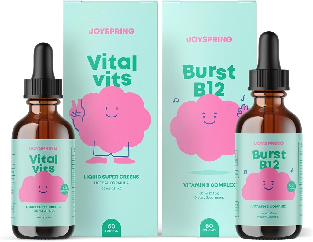JoySpring Daily Multivitamine & B Complex Bundle 