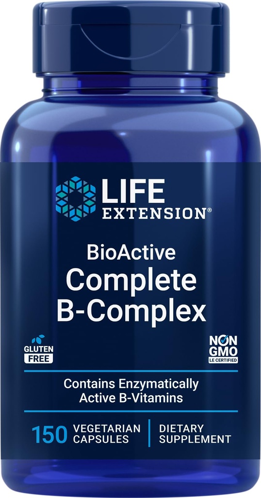 Life Extension BioActive Complete B-Complex, 150 Vegetarische Capsules
