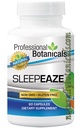 Professionele Botanicals Slaapluis, Natuurlijke Slaaphulp Supplement, Niet Habit vormen van slaap Supplement Valeriaan wortel en Duitse kamille - 60 Vegetarische Capsule