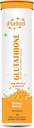 Glutathion 15 Bruistabletten met vitamine C & E, voor heldere huid en hydratatie, zonder toegevoegde suiker, sinaasappelsmaak - (15 tabletten, verpakking van 1)