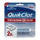Adventure Medical Kits QuikClot Gauze - Flexibel Hemostatische Medische Gauze voor noodoverleving of rampenparaatheid Kits & More - Stopt bloeden snel met Kaoline - 3" x 24"