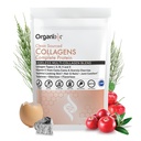 Organix Collageen Peptides Powder with Vitamin C, Types I, II, III, V, X Hydrolyzed Collageen, Hair, Nail, Skin, Bone & Joint Health, Aging Support, Clean Sourced, Gluten Free, Unflavored, 30 Servers