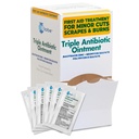 Globe (144 Pack) Triple Antibiotische Zalf 0,9g Single Packet, EHBO Kit voor kleine krassen, wonden, snijwonden en brandwonden, voorkomt infectie Actieve Ingrediënten Vergelijk met toonaangevend merk, reisgrootte