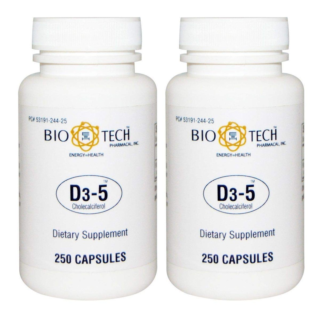 BioTech Pharmacal - D3-5 (5.000 IE) (500 tabletten)