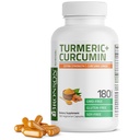 Bronson Kurkuma Curcumine Extra sterkte - Antioxidant, Joint & Digestie Ondersteuning met BioPerine, Non-GMO, 180 Vegetarische Capsules