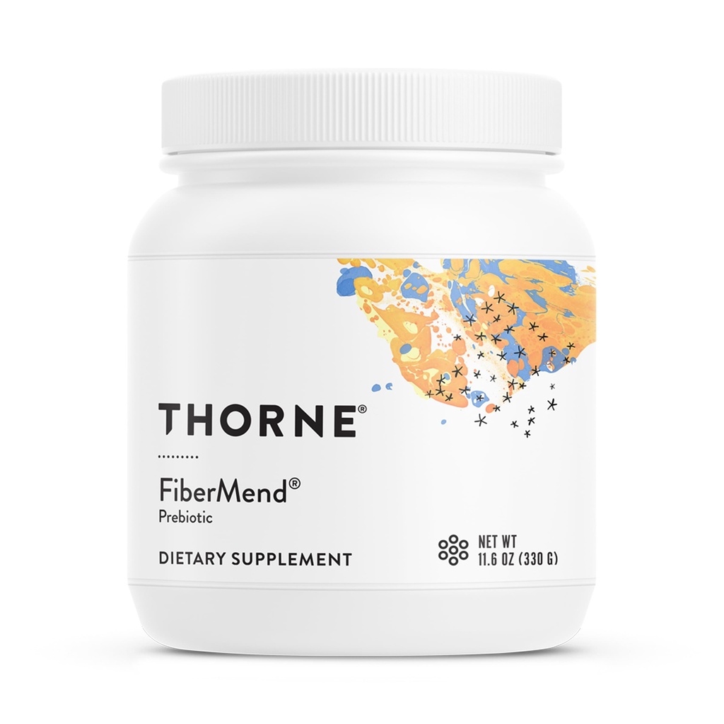 THORNE FiberMend, Prebiotic Fiber Powder with Antioxidants, 30 Servings