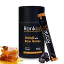 Rankaz Natural Shilajit Honing Sticks Biologische - 30 Sticks, Shilajit Honing Fulvic Acid en Trace Minerals