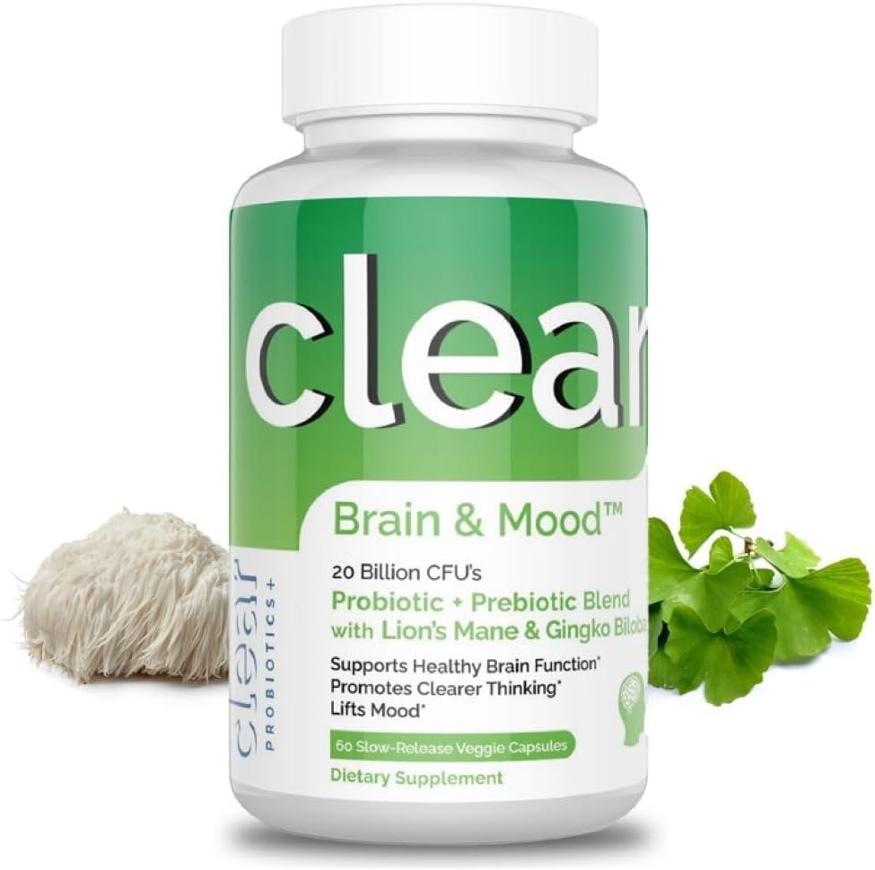 Hersensupplement voor geheugen, hersenen mist, focus, stemming & concentratie & cognitieve functie - Lion