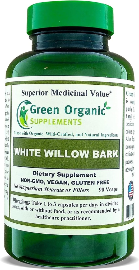 Groene Organische Supplementen Capsule Witte Wilg Bast (Single)