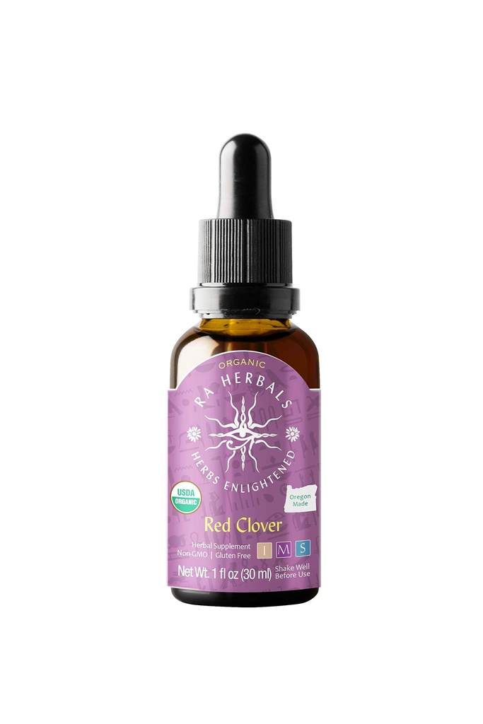 Ra Kruiden Biologische Rode Klaver Liquid Extract - Menopauze Ondersteuning - 1 fl oz