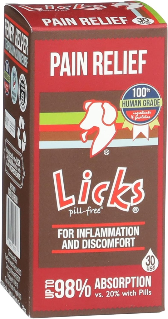 Licks pil gratis hond pijn verlichting - ontsteking supplement - pijn verlichting supplement voor honden - hond gezondheid benodigdheden - Gel pakketten - 30 gebruik