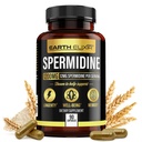 Earth Elixir Spermidine Supplementen 1200mg (90 Capsules) Anti Aging - 3rd Party Tested (12mg Spermidine Powder) Max Purity - 100% Pure Espermidina- Gefermenteerd Tarwekiemextract - NMN Alternatief