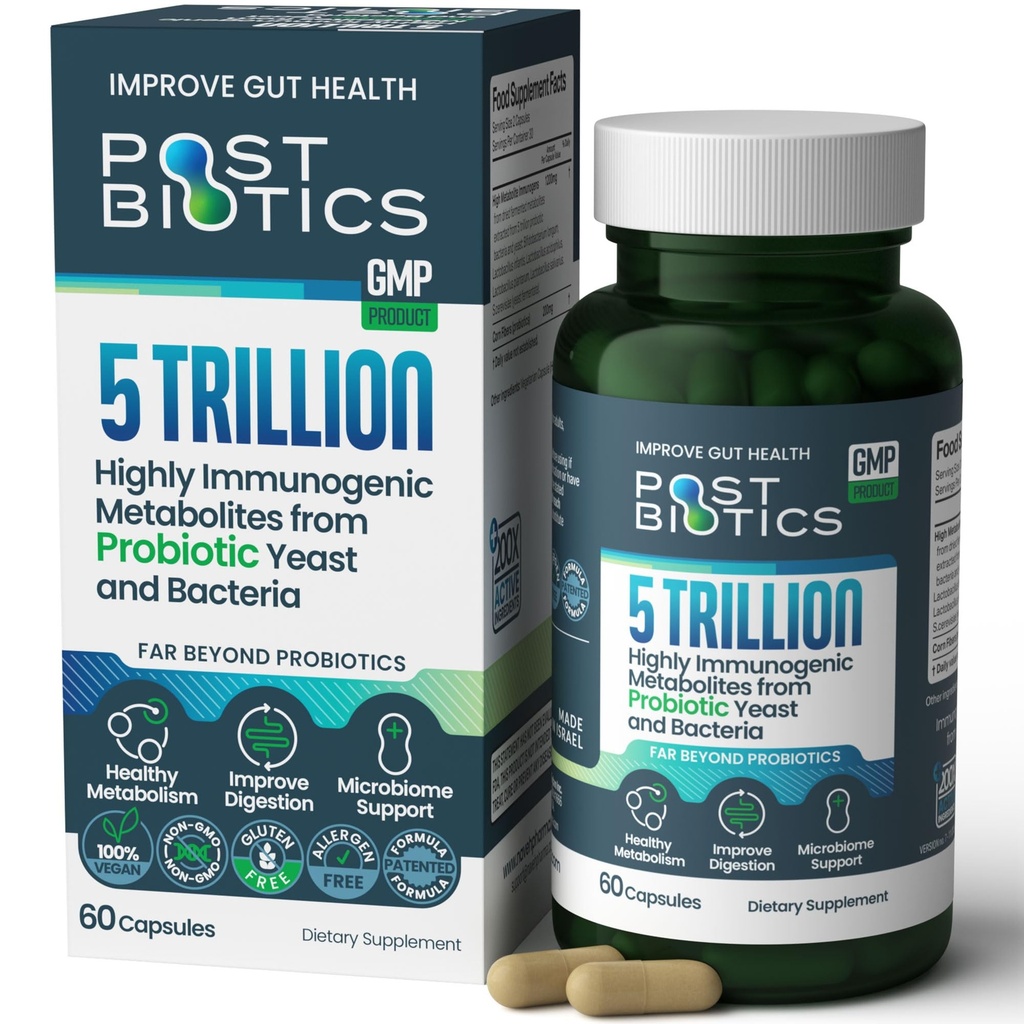 Naveh OURMA Adult Postbiotics Capsules for Women and Men 