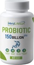 Biologische Probiotica en Prebiotica,150 Miljard CFU 34 Strains, Digestieve Enzymen,voor Mannen en Vrouwen, 60 Vegan Capsules voor Gut Health & Digestieve Ondersteuning, Non-GMO, Glutenvrij
