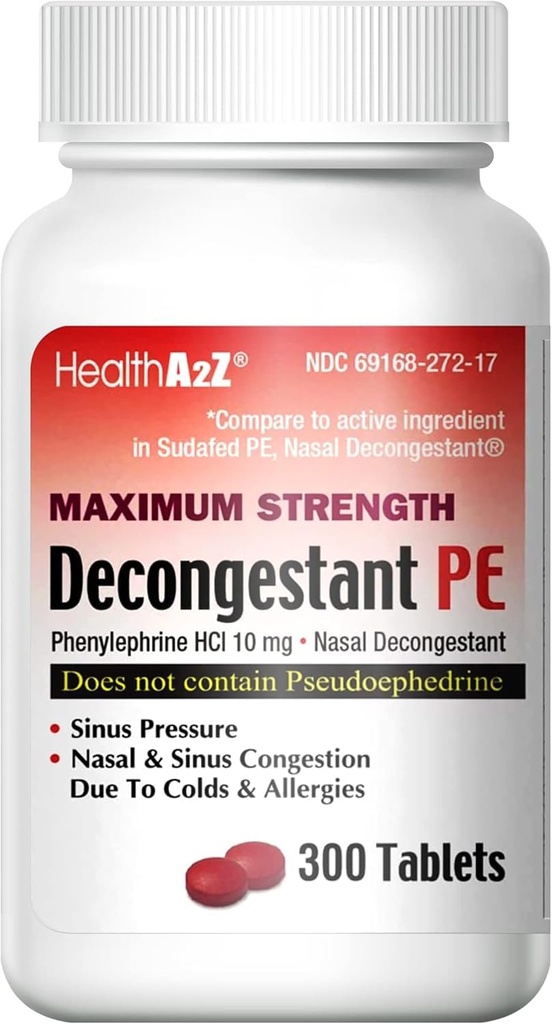 HealthA2Z® Decongestant PE 