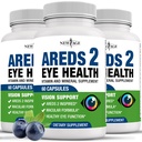 NIEUWE AGE ARDES 2 Oogvitaminen - Luteïne, Zeaxanthine, Blauwe bosbes, Astaxanthine Mineral Vision Supplement - 180 Tel.