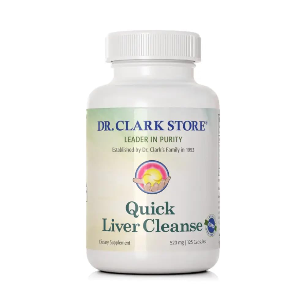 Dr. Clark Quick Liver & Gallbladder Cleanse – 520mg, Natural Detox for Liver & Gallbladder Health