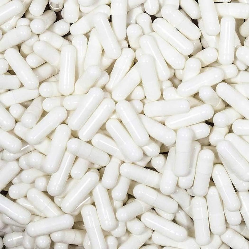 XPRS Nutra Maat 3 Lege Capsules - 10000 Telle Gelatine Capsules in kleur - Pillen voor doe-het-zelf supplementen en vitamines (Wit)