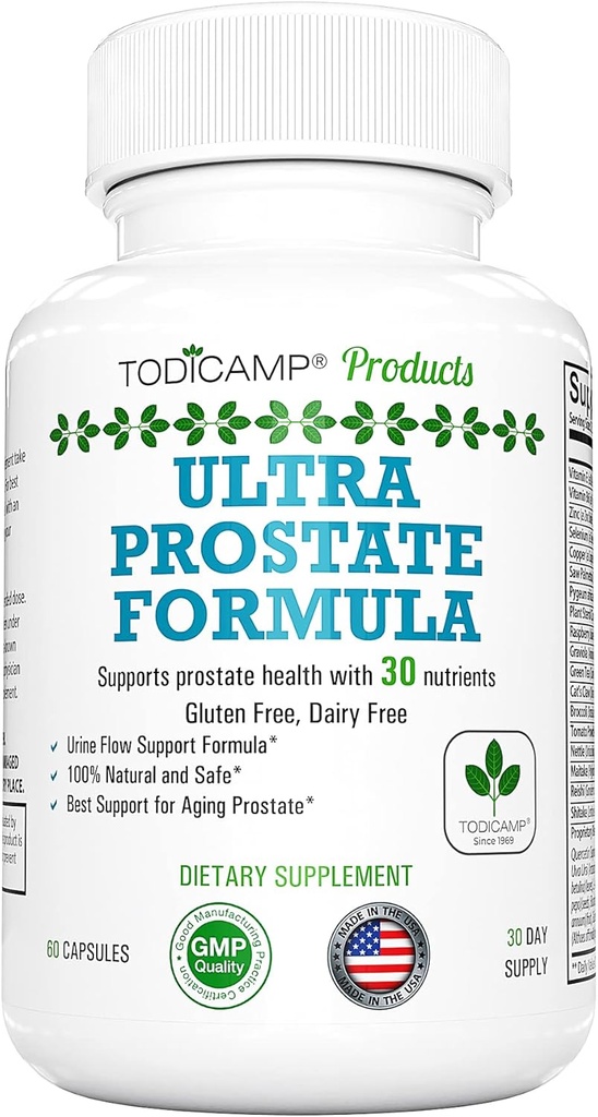 Prostaat Ondersteuning Supplement Formule met Saw Palmetto Extract en Bladder Control Complex - 30 dagen levering