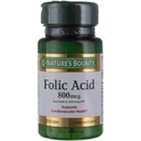Nature's Bounty Foliumzuur Supplement, Ondersteunt Cardiovasculaire Gezondheid, 800mcg, Multi, Geen smaak,750 Telling, Pak van 3