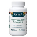 Pattern Wellness Ashwagandha Complex for Men & Women – Organic KSM-66® & Black Pepper Extract – Supports Stress Response & Energy Balance – Non-GMO – 60 Vegan Capsules