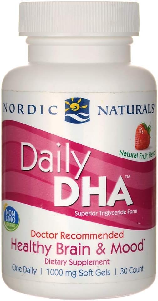Nordic Naturals - Daily DHA, Healthy Brain and Mood Support, 30 Zachte Gels