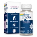 SOLARAY ProSorb Turmeric Supplement Phytosome 500 mg - 29X High Absorption Turmeric Curcumin Supplement for Joint Health Support - Easy-to-Digest Curcumin, Vegan, 60-Day Guarantee, 30 Serv, 30 VegCaps