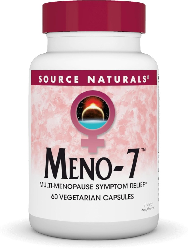 Bron Naturals Meno-7, Multi-Menopause Symptoom Relief* - 60 Vegetarische Capsules