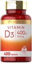 Carlyle Vitamine D3 400iu (10mcg) 