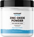 Nutricost Zinkoxide Poeder (500 Gram) 100% Zuiver, Geen additieven - Vegan, Non-GMO, Nutricost Essentials