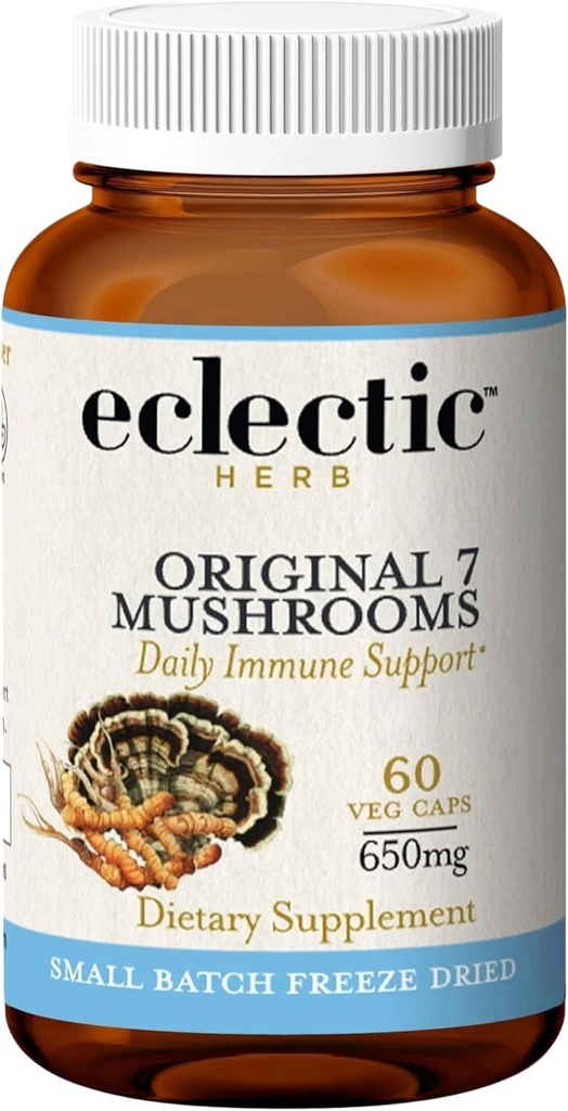 Ecelctic Institute Non-GMO Original 7 Paddenstoelen, Immune Supporting Mushroom Blend
