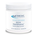 Metabolische Onderhoud R.E.M. Onderhoudspoeder - Natuurlijke Ontspanning Ondersteuning Supplement met Magnesium, Melatonine, 5-HTP + Kalium - Easy Drink Add-in, Geen Fillers (366g / 60 Servers)