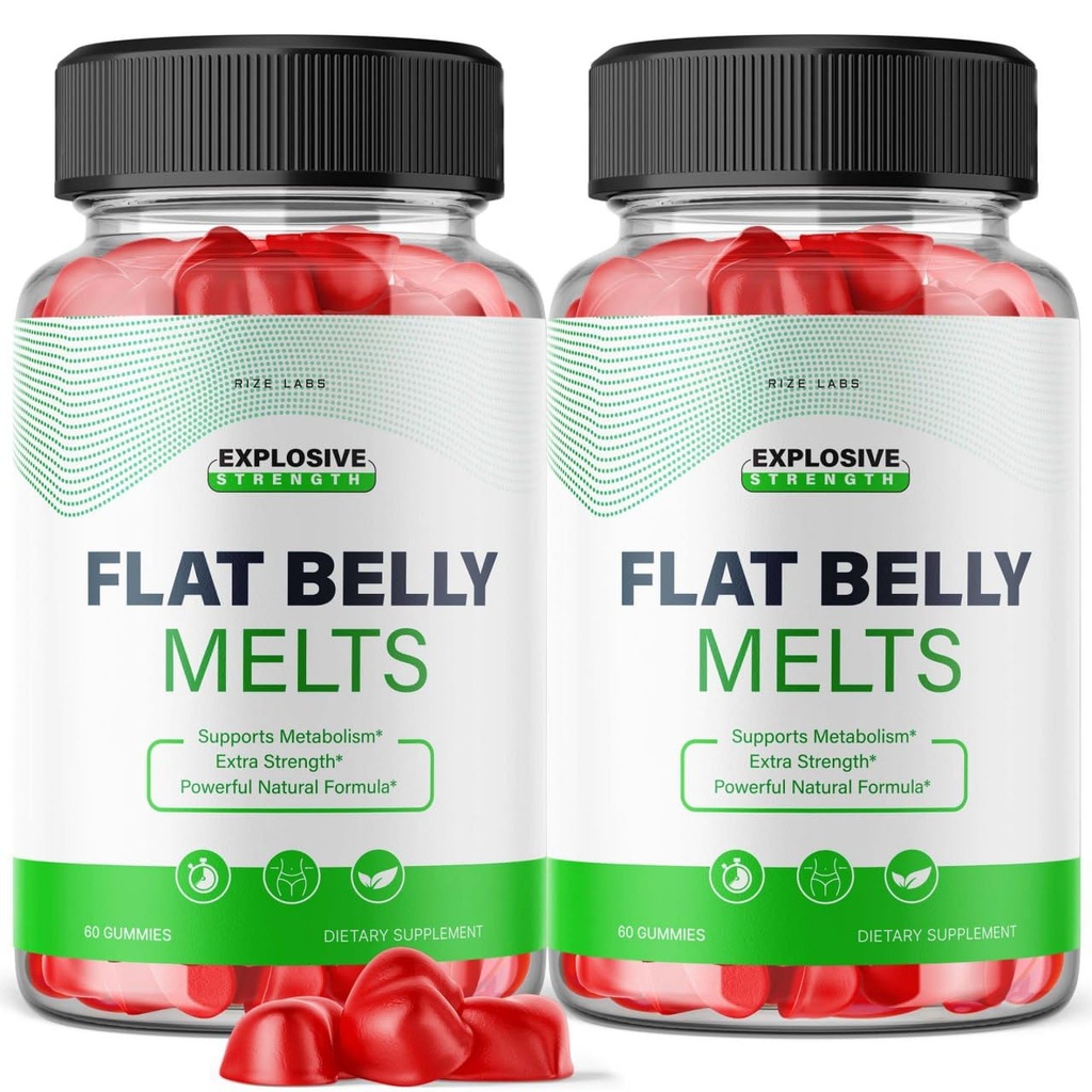 rize labs - Flat Belly Melts Keto ACV Gummies for Advanced Weight Loss met Apple Cider Vinegar, supplement helpt bij het verminderen van buikvet (120 Gummies)