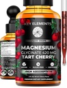 Vloeibaar Magnesium Glycinate 420 Mg met natuurlijke Tart Cherry Extract 