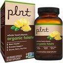 Biologische Folaat - Whole Food Prenatale Ondersteuning - 800mcg Foliumzuur (100 capsules)