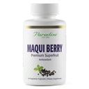 Paradise Kruiden, Biologische Maqui Berry Extract, 400 mg, Vers, Gevriesdroogd Concentraat voor Superior Potency, Niet-GMO, Vegan, 60 Capsules
