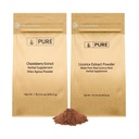 PURE ORIGINEEL INGREDIËNTEN Chasteberry Extract en Licorice Extract Bundle, 1 lb Elke, Non-GMO, Glutenvrije Supplementen