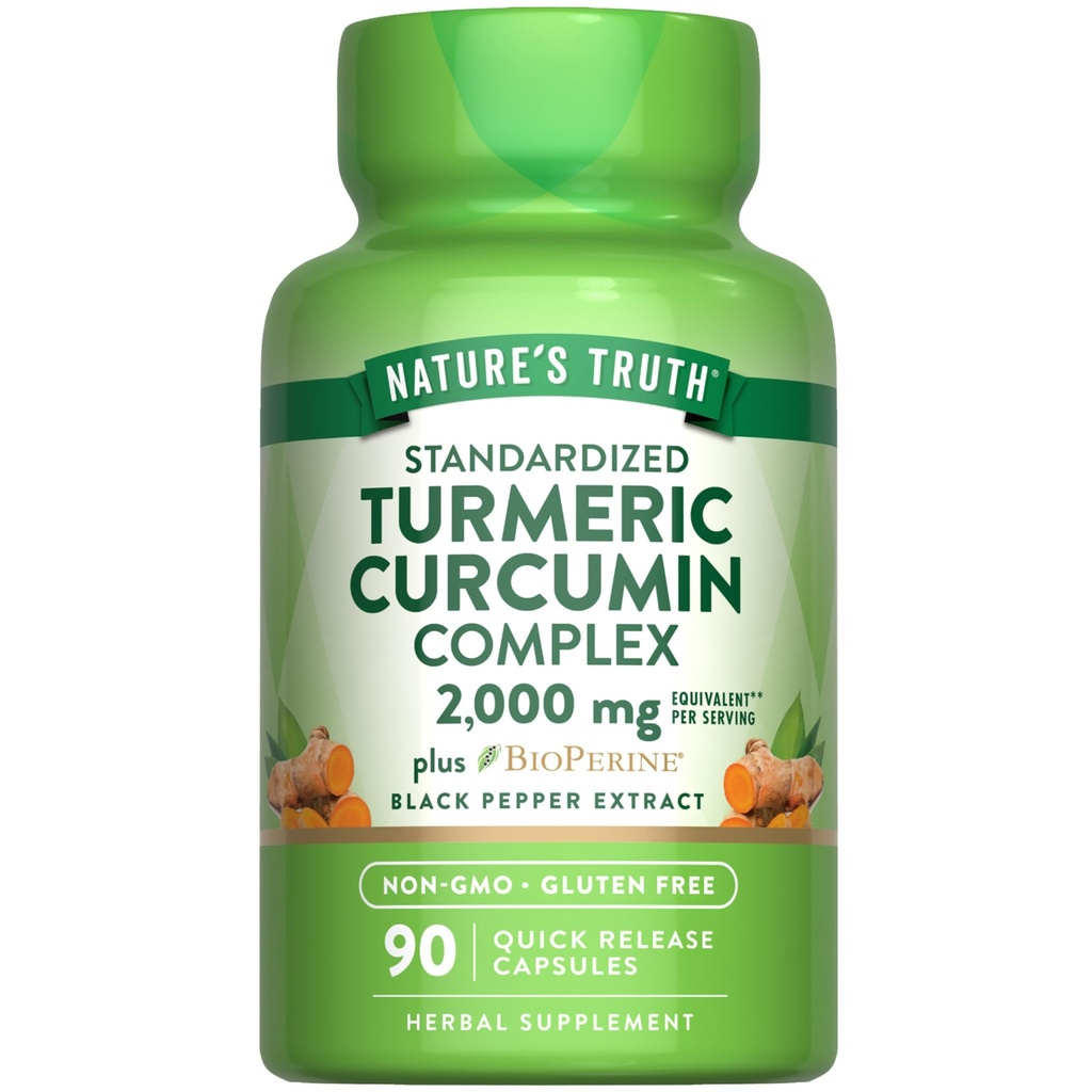 De waarheid van de natuur Kurkuma Curcumin Capsules 