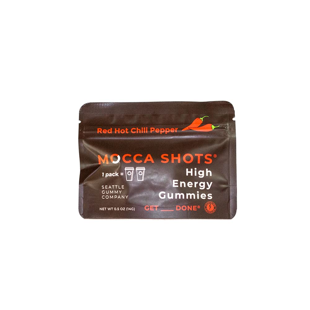 Cafeïne Energie Kauwt 12-Pack, 200mg Cafeïne per Pack! Cafeïne Boost, Koffie Energie Gummy, Veganist, Glutenvrij 
