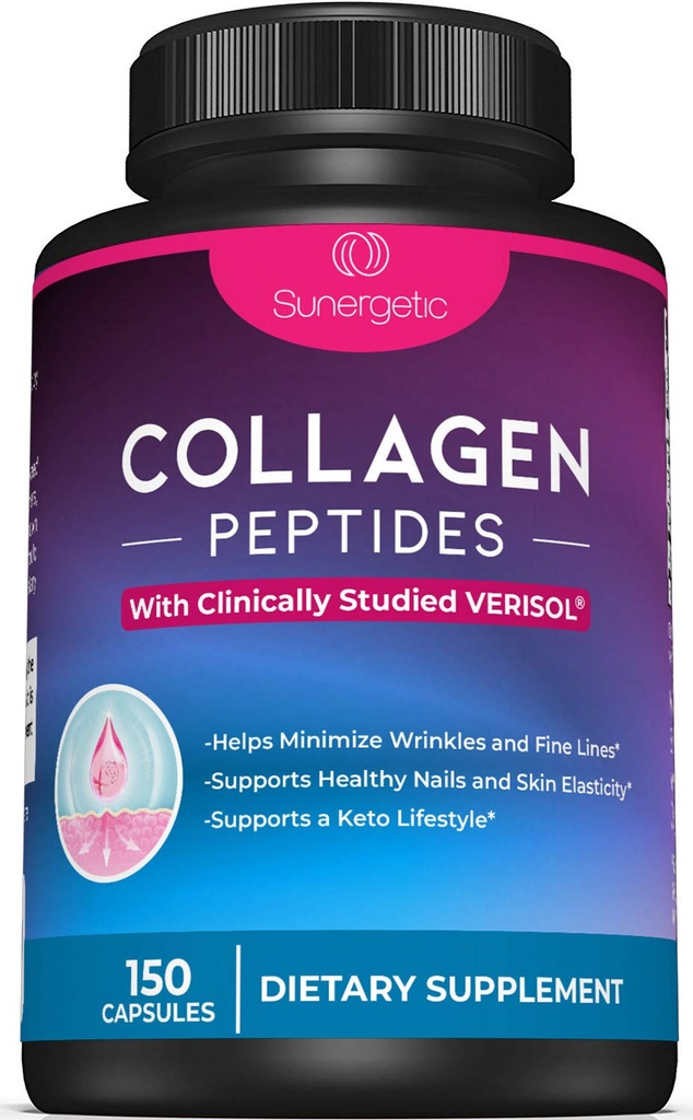 Sunergetic Premium Collageen Peptides Capsules 