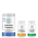 Mannen dagelijks 7 Essentials, Adaptogeen Complex & Vitamine D3 + K2 Kauwtabletten bundel
